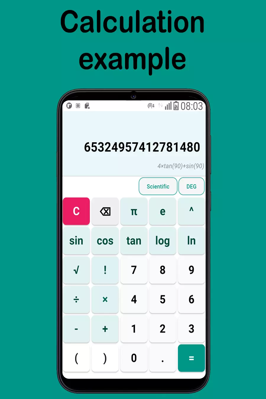 Math Functions Screen